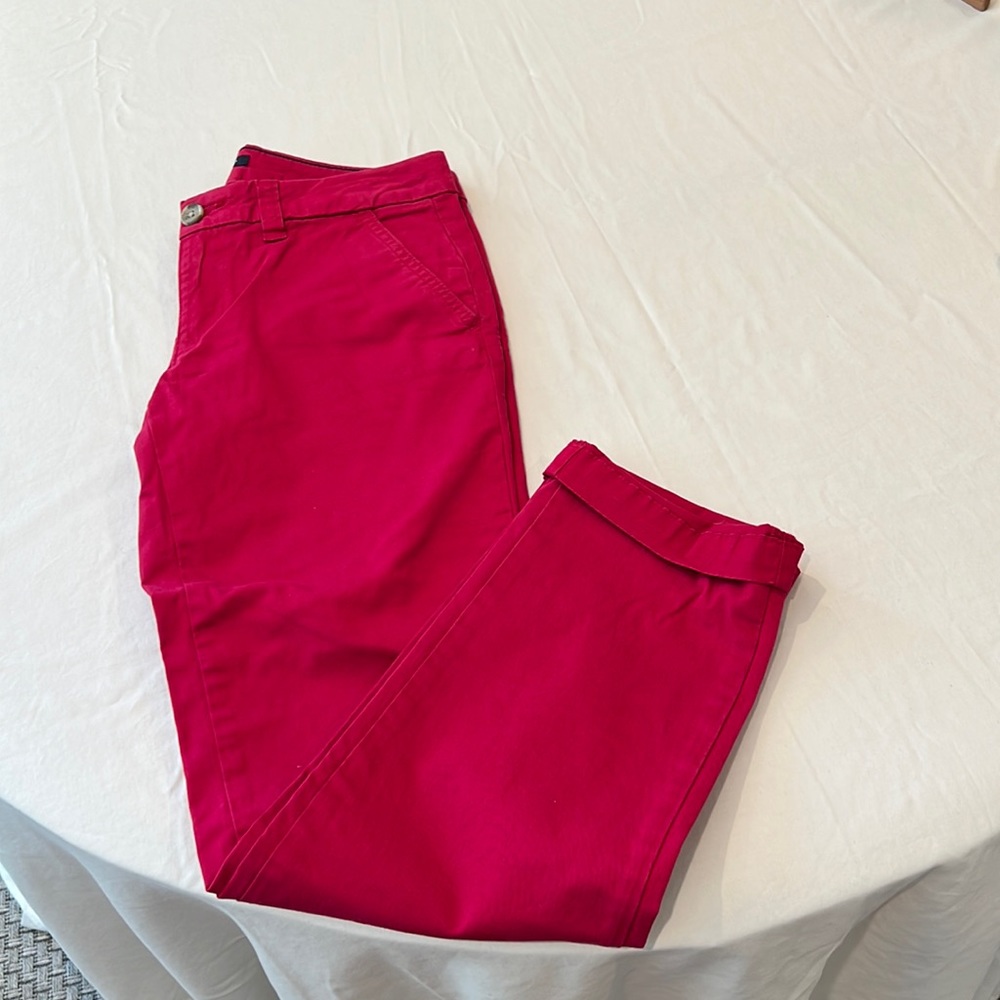 Tommy Hilfiger raspberry chino pants size 2
